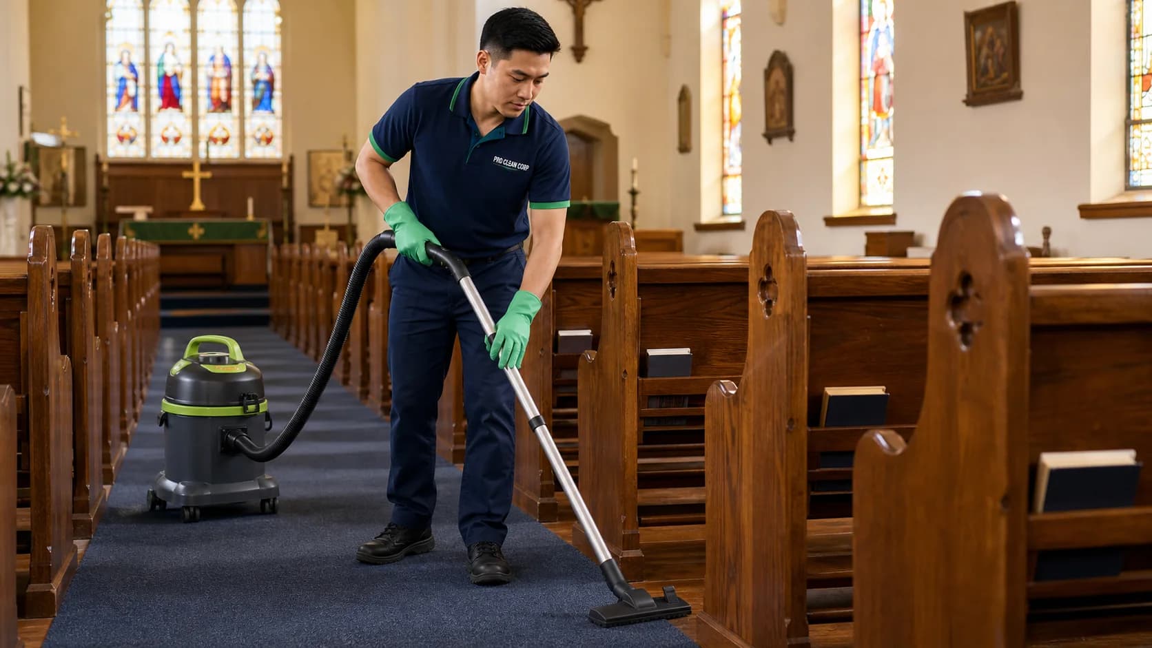 Church Cleaning specific areas covered