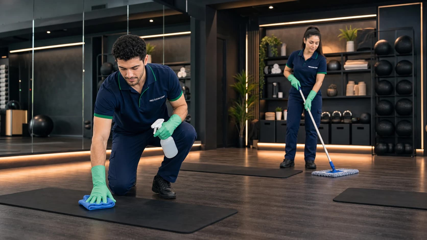 Our Cleaning Process in Action