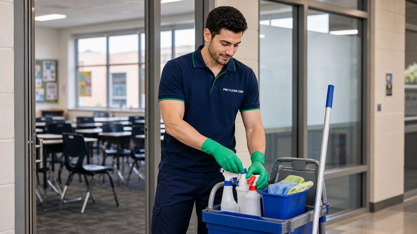 School Cleaning specific areas covered